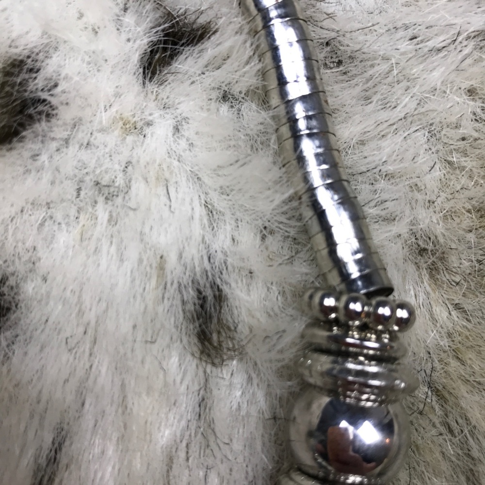 Silver Turquoise Ball Statement Statement Necklace - image 4